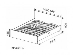 Кровать 1600х2000 ортопедическое основание в Снежинске - snezhinsk.magazin-mebel74.ru | фото