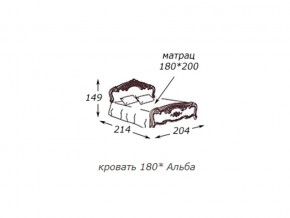 Кровать 2-х спальная 1800*2000 с ортопедом в Снежинске - snezhinsk.magazin-mebel74.ru | фото