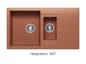 Мойка гранитная Brig-870 Терракот 307 в Снежинске - snezhinsk.magazin-mebel74.ru | фото