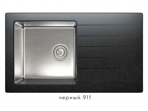 Мойка комбинированная Tolero twist TTS-860 Черный 911 в Снежинске - snezhinsk.magazin-mebel74.ru | фото