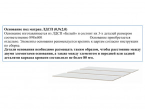 Основание из ЛДСП 0,9х2,0м в Снежинске - snezhinsk.magazin-mebel74.ru | фото