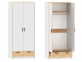 Шкаф для одежды Оттавия НМ 011.80 Белый Фасадный в Снежинске - snezhinsk.magazin-mebel74.ru | фото